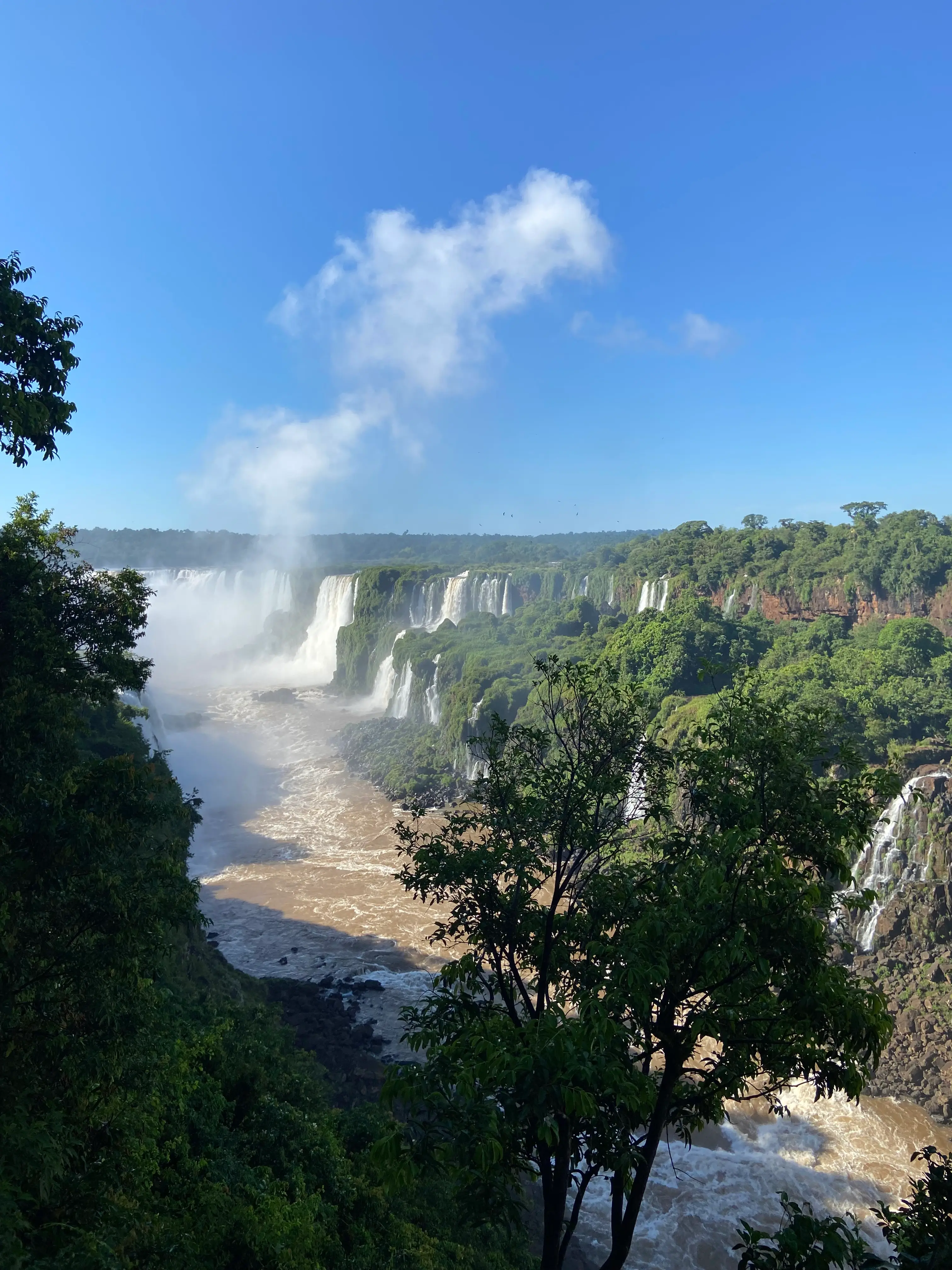 Quedas d'água e mata atlântica em Foz do Iguaçu